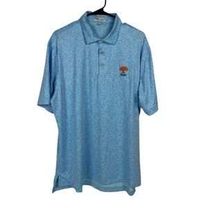 Peter Millar Polo Golf Shirt Size Large Oak Tree Country Club